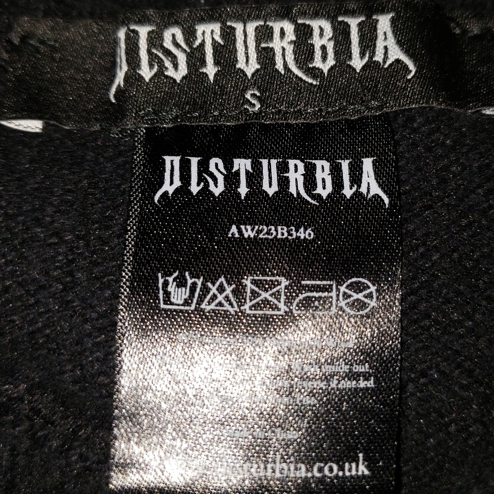 Disturbia Almalthea Embroidered Roll Neck Extreme Crop Sweater - Picture 6 of 8